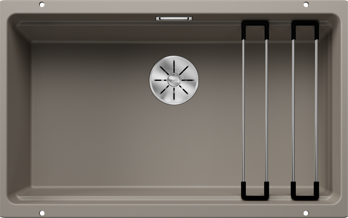 Chiuveta de bucatarie Etagon 525174, silgranit Trufe, 730 x 460 mm, Blanco